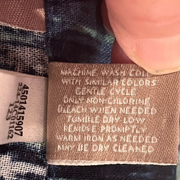 Chico’s Open Jacket in Chico’s size 1 or medium blue and white - Picture 11 of 14